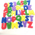 Bath Foam Toys Stick Letters and Numbers, 36pcs Floating Waterproof Bathroom Alphabet Toys, Educational Bathtub Toy
