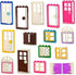 110 Pieces Doors, Windows, Fences and Light MOC Creative Building Block Toys Set for Kids Age 6-12 Years