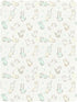 miaozhen 1 Pack 52x28 Cotton Baby Crib Sheets Soft Stretchy Naughty Cat Green Toddler Mattress Sheet for Nursery