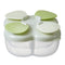 Formula Dispenser No-Spill with Four Compartment, Infant Milk Powder Dispenser Portable On