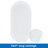 (32"x17") 2 Pack Bassinet Mattress Pad Cover Fit for Hourglass/Oval Bassinet Mattress, Waterproof Bassinet Mattress