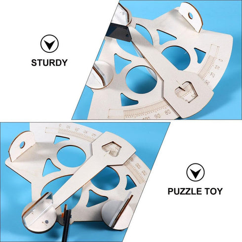 Toyvian Sextant Mark Navigation Bundle, Artificial Horizon Navigation Tool for Educational Navigation Training Practice