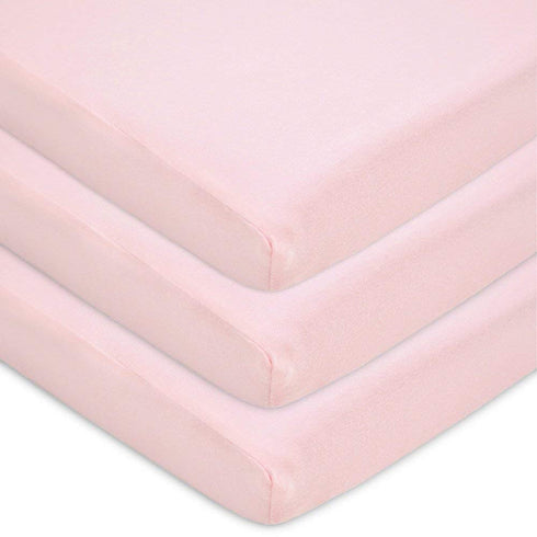 American Baby Company 3 Pack 100% Natural Cotton Fitted Pack and Play