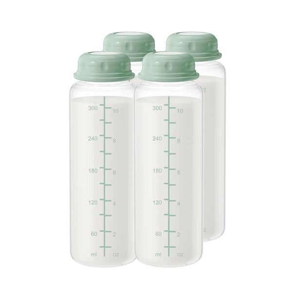 11oz Breastmilk Storage Bottles, Compatible with Momcozy Milk Cooler 12oz, Narrow Neck