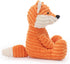 Fox,8.5 Inches) Apricot Lamb Toys Plush Corduroy Fox Stuffed Animal Soft Cuddly Perfect for Child (Corduroy