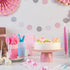 100 2.75 Inch Pieces Plastic Pacifier for Baby Shower, Baby Shower Pacifier for Gender Reveal Party Decoration DIY