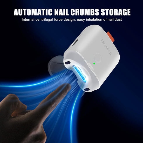 Trimmer, Electric Nail Clipper for Baby Nail Automatic Electric Nail Clippers with LED Light, Mini Nail Clippers