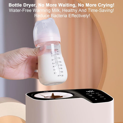 Makamsui Bottle Warmer with Thermostatic, Fast Baby Bottle Warmer for Breastmilk and Formulas, Rotary Heating Milk
