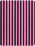Pigsaly 28x52 inch Crib Sheets Hot Pink Black Vertical Stripes Baby Sheet for Standard Crib Mattress Boys Girls Toddler