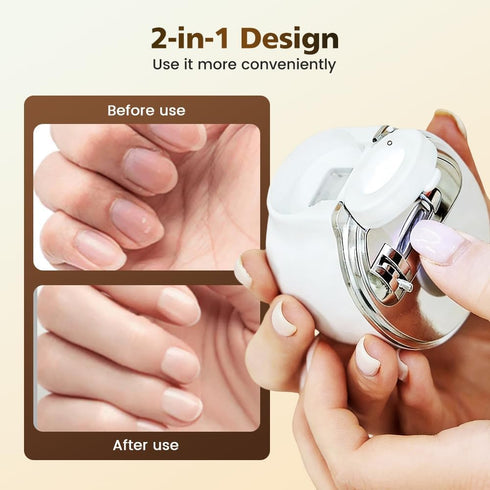 generic 2026 1.2-1.8mm Trimmer Upgraded Automatic Electric Nail Clipper Adjustable Blade Opening for Thick and Thin