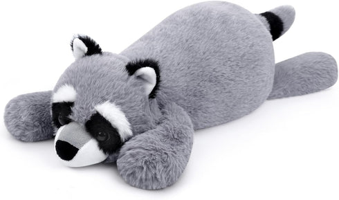 Slojkardon Raccoon Plush, 17in Weighted Raccoon Stuffed Animals, Cute Plush Toys Realistic Raccoons