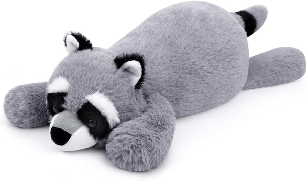 Slojkardon Raccoon Plush, 17in Weighted Raccoon Stuffed Animals, Cute Plush Toys Realistic Raccoons