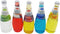 Dollhouse Kitchen Accessories Food, 1:12 Scale Miniature Beverage Bottles for Table Decoration (Five Drinks)