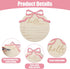 Nogeqi Hello World Newborn Sign Baby Name Announcement Sign Bow Birth Announcement Sign for Hospital Baby Welcome
