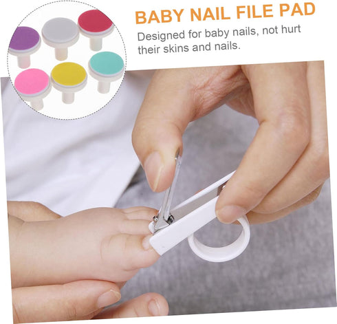 Set Trimmer WOONEKY of Baby Nail Files Electric Nail Filer Pads for Newborns Toddlers Baby Electric Nail Accessories