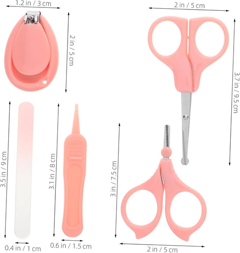 Gentle Nail Care Grooming Kit for Newborns - Cute Rabbit Ear Case