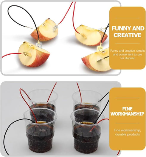 ULTECHNOVO Fruit Battery Science Experiment Kit, 5 Sets Potato Science Educational Kit