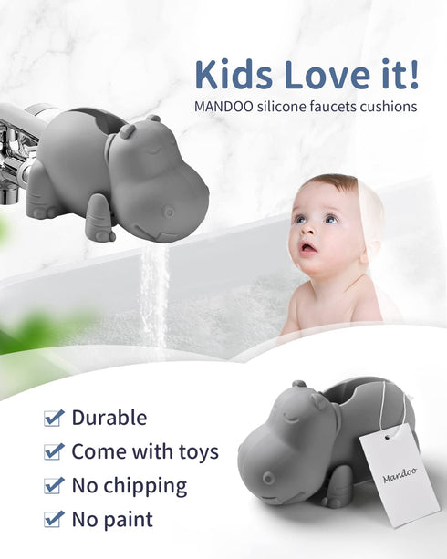 Mandoo Faucet Cover Bathtub Baby, Bath Spout Cover for Baby, Bath Faucet Cover for Kids, Tub Spout Cover Bathtub Faucet