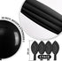 PartyWoo Black Balloons 4 pcs 36 Inch Extra Large Jumbo Matte Black Latex Helium Balloons for Party Decorations