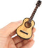 Miniature Guitar Model Decor - Mini Wooden Guitar Display, Musical Ornaments for Dollhouse Accessories