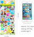 4 Sheets 3D Puffy Stickers for Kids - Mother Child Animals, Dogs, Cats, Elephant, Giraffe, Monkey, Sheep, Panda, Koala,