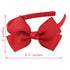 7Rainbows Fashion Cute Red Bow Headband for Girls, Toddlers