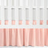 Lush Decor Ruffle Crib Skirt, 16" Drop, Pink