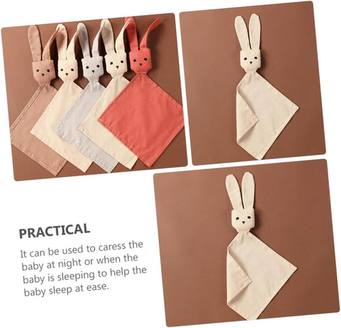 Hooded Comfort Doll Towel - Newborn Bath Swaddle & Security Blanket