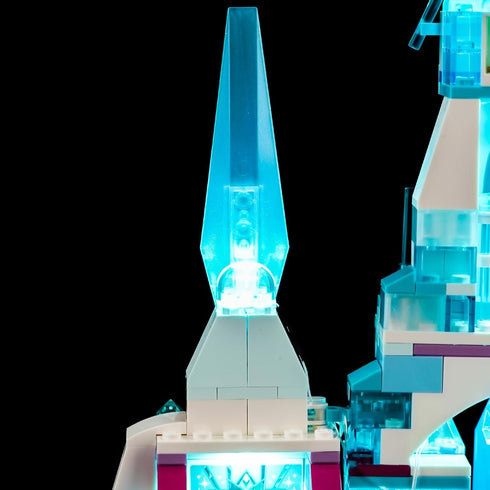 Upgraded Led Light Kit for Lego Elsa's Ice Palace Building Set, Compatible with Lego 43244