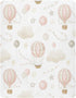 Cozy 27 39 Kigai Hot Air Balloon Clouds Crib Sheet for Boys and Girls Jersey Knit Fitted Crib Sheet Soft Breathable