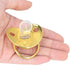 Gold Letter Infant Pacifier, Personalized Bling Pacifier with Clip for Girl Boys Baby Home Travel Essential Baby Shower