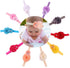 QandSweet Baby Girl Headbands with Polygonal Flower Inlay Rhinestone, 10 Pack