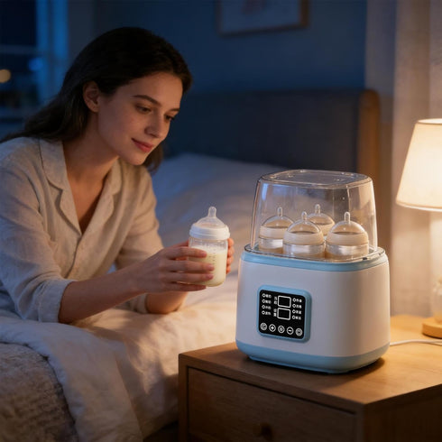 Generic Portable Bottle Warmer - Touch Control Food Heater,Breast Milk Warmer | for Home Dorm Picnic Night Traveling