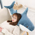 XIYUAN 39.3-Inch SharkPlush Toy Giant SharkStuffed Animal Soft SharkPillow Cushion Shark Plush Pillow Chubby Stuffed