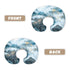 Hechitok Blue Marble Nursing Pillow Cover, Premium Quality Soft Breast Feeding Pillow Covers Great for Breastfeeding