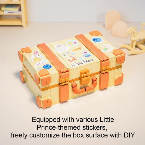 PANTASY The Little Prince Suitcase Building Blocks Set, Construct, Create, Play Building Kit for Adults