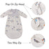 (3-12M) 2.5 Baby Sleeping Sack Long Sleeves Tog Warm Newborn Sleeping Bag with Arms Quilted Swaddle Wearable Blanket