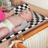 Jola's House 4 Pack Checkered Plaid Crib Sheets Neutral Breathable Buffalo Check Fitted Baby Sheets Nursery Sheets