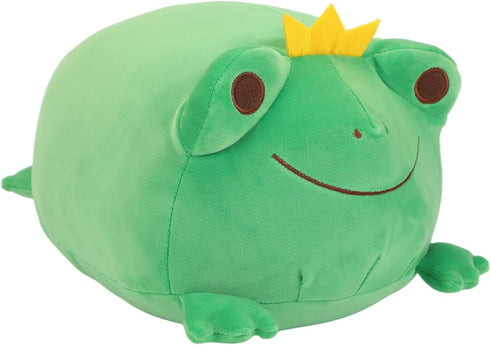 CAZOYEE Super Soft Frog Plush Stuffed Animal, Cute Snuggly Hugging Pillow, Adorable Plushie Toy Gift for Kids, Cuddly