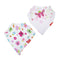 Nuby 2-pk Dribble Catcher Bandana bibs, Super Absorbent Drool Bib with Soft