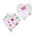 Nuby 2-pk Dribble Catcher Bandana bibs, Super Absorbent Drool Bib with Soft