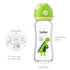 2 (8.8ounce (Pack 4), Green2) YOHKOH Natural Glass Baby Bottle with Level Medium Flow Nipple, Newborn Anti-Colic Baby