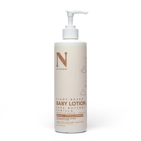 Dr. Natural Baby Lotion, 16 oz - Non-Greasy Body Lotion for Dry Skin with Shea Butter and Vanilla - Hypoallergenic,