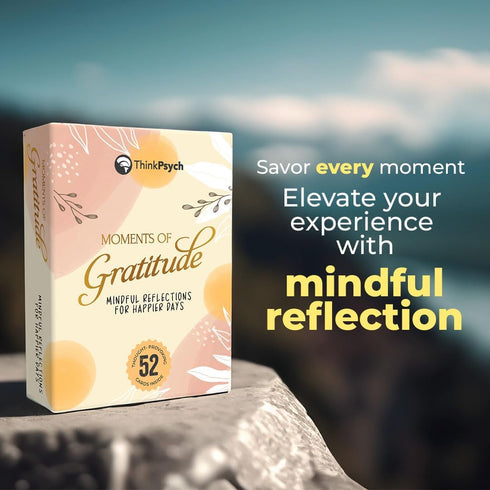 Moments of Gratitude Deck - 52 Cards for Positivity & Mindfulness - Uplifting Gifts and Journal Prompts