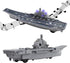OTONOPI Aircraft Carrier Naval Ship Model Warship Battleship with Lights and Sounds