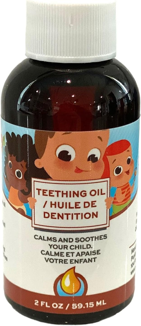 Punkin Butt Teething Oil - 2 oz - 100% Natural Baby Teething Relief with Chamomile, Sunflower, Peppermint, Clove