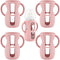 Frezonika 4 Pack Silicone Sleeves for Avent Natural Glass Baby Bottles, Silicone and