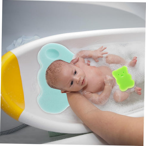 Quick-Dry Soft Bath Mat with Sponge Support for Tub and Sink - Comfortable Non-Slip Cushion in Random Colors