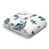 Cartoon Fairy Tale Dragon Baby Blanket, Watercolor Dragons Flannel Swaddle Blanket for Boy Girl (Green 30x40)
