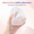 ZCBB (2 Counts), 3oz/100ml Breast Milk Collector Silicone Breast Milk Collectors for Breastfeeding, Silicone Hands Free